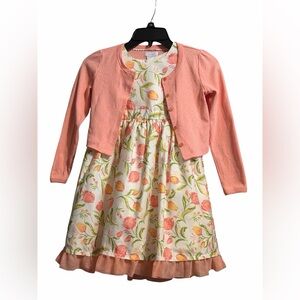 Tahari Kids Dress - peach